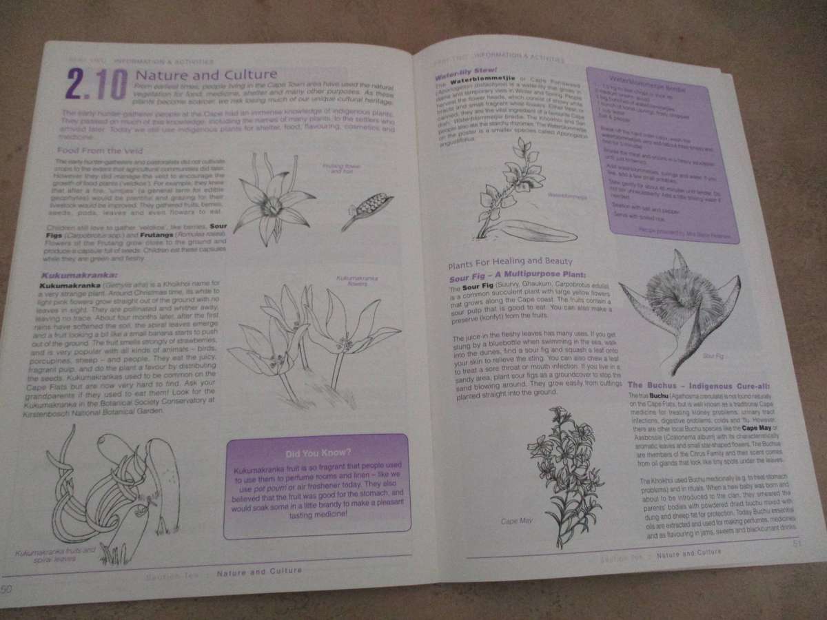 Cape Flats Floral Treasures: A teacher's guide to active learning in Cape Town schools