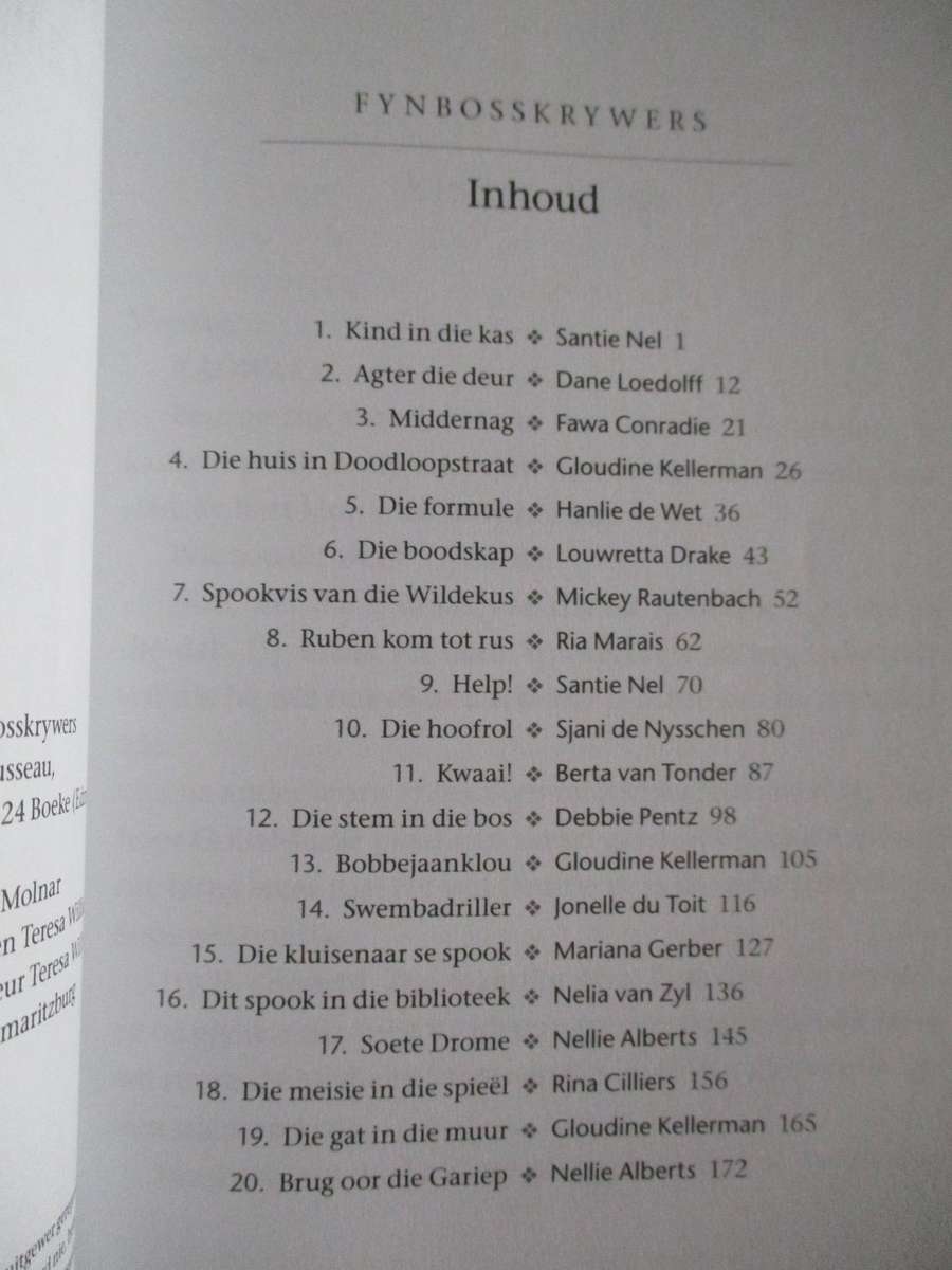 Middernag en ander spokerige stories Samgestel deur Santie Nel