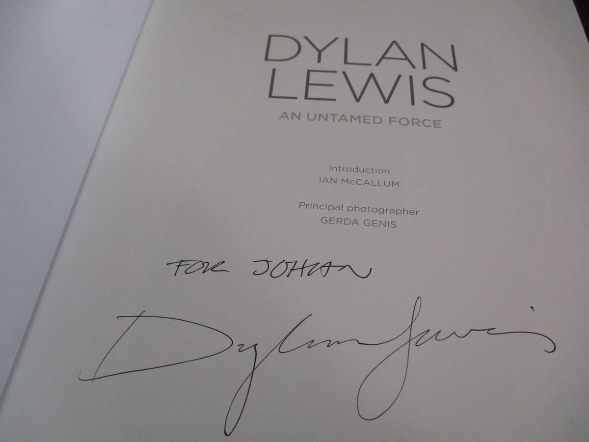 DYLAN LEWIS - An Untamed Force - Signed copy