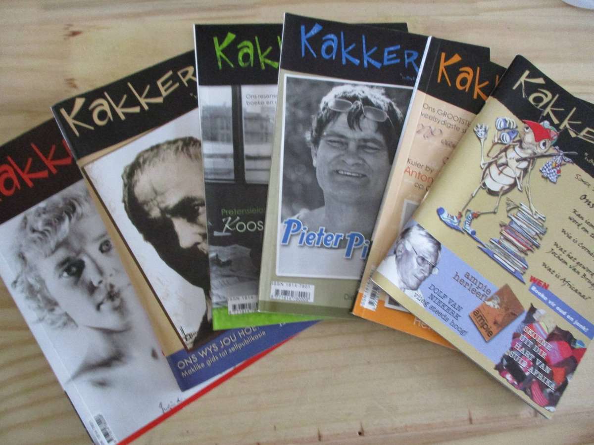 KAKKERLAK - Uitgawes Nr 1 tot 5 en 7