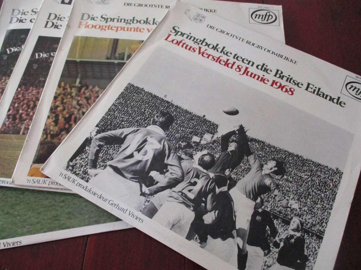6 Langspeelplate: Die Grootste Rugby Oomblikke. Gerhard Viviers. 1968-1971