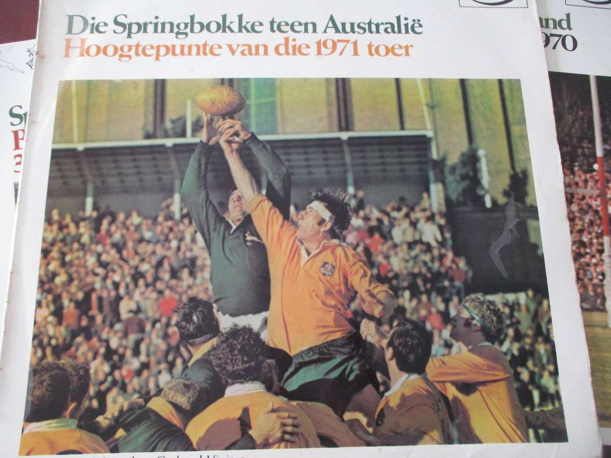 6 Langspeelplate: Die Grootste Rugby Oomblikke. Gerhard Viviers. 1968-1971