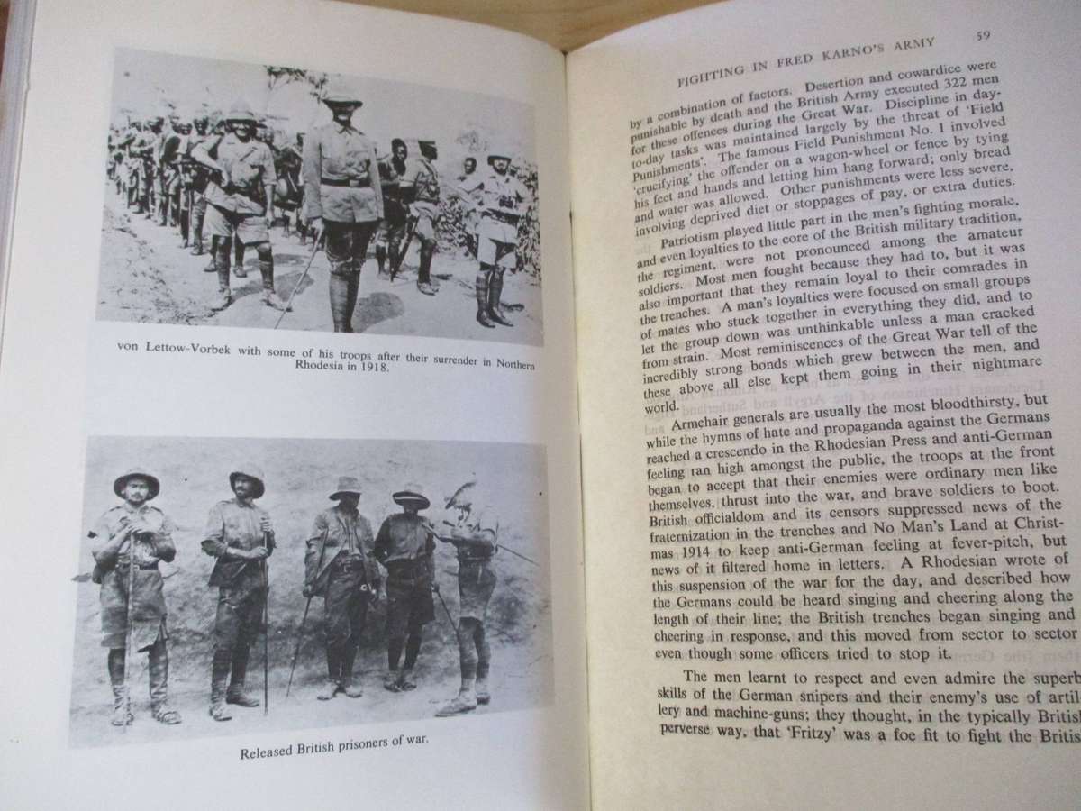 Ragtime Soldiers The Rhodesian experience in the First World war Peter  McLaughlin