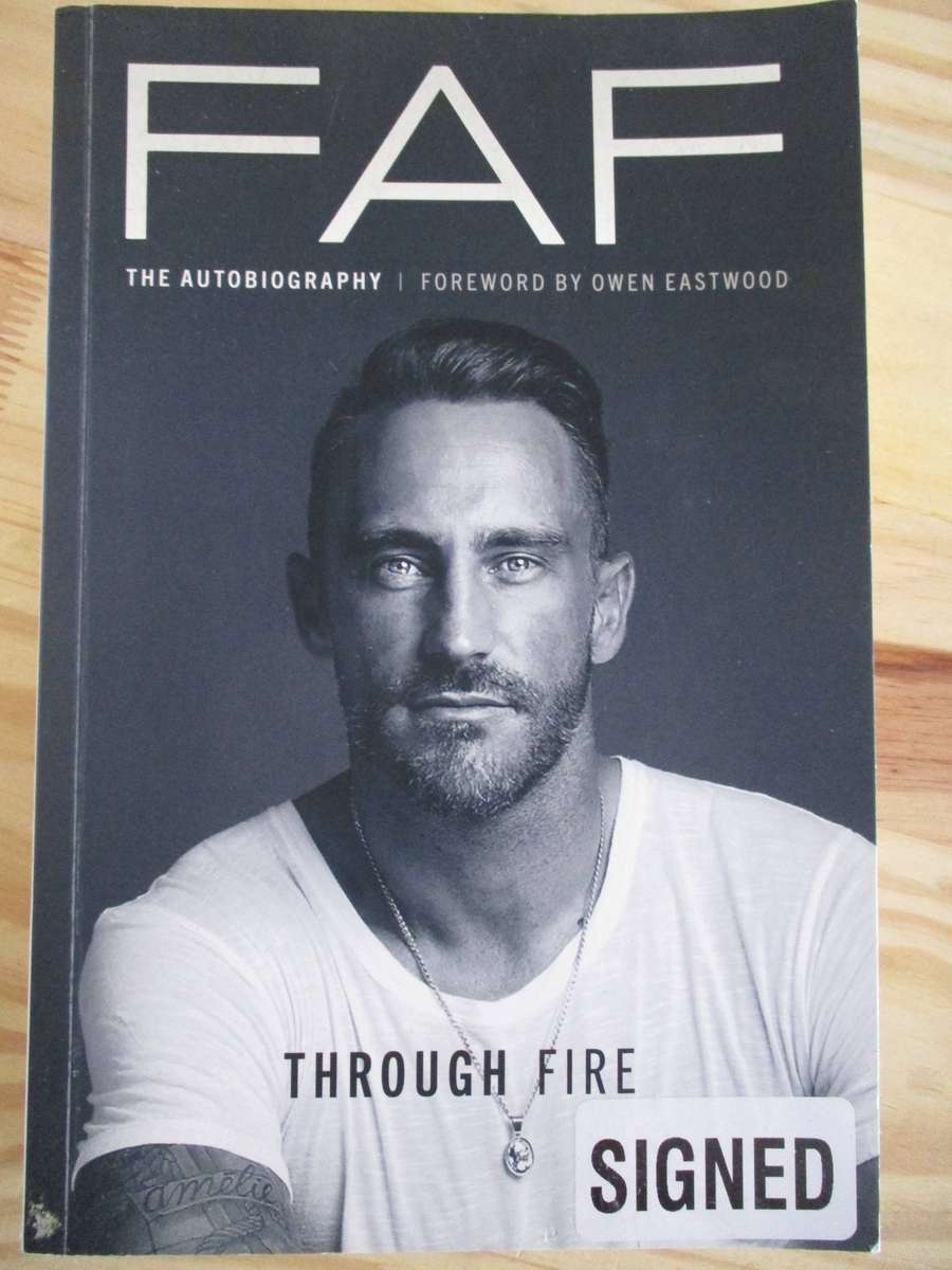 SIGNED.  FAF Through Fire The Autobiography