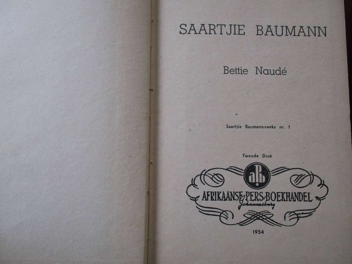 6 Saartjie boeke - Eerste uitgawes