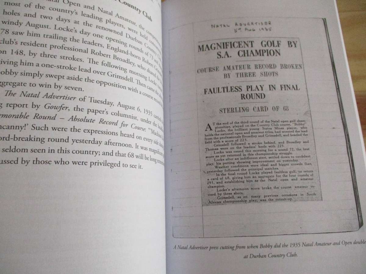 SIGNED. Prince of Putters  Bobby Locke