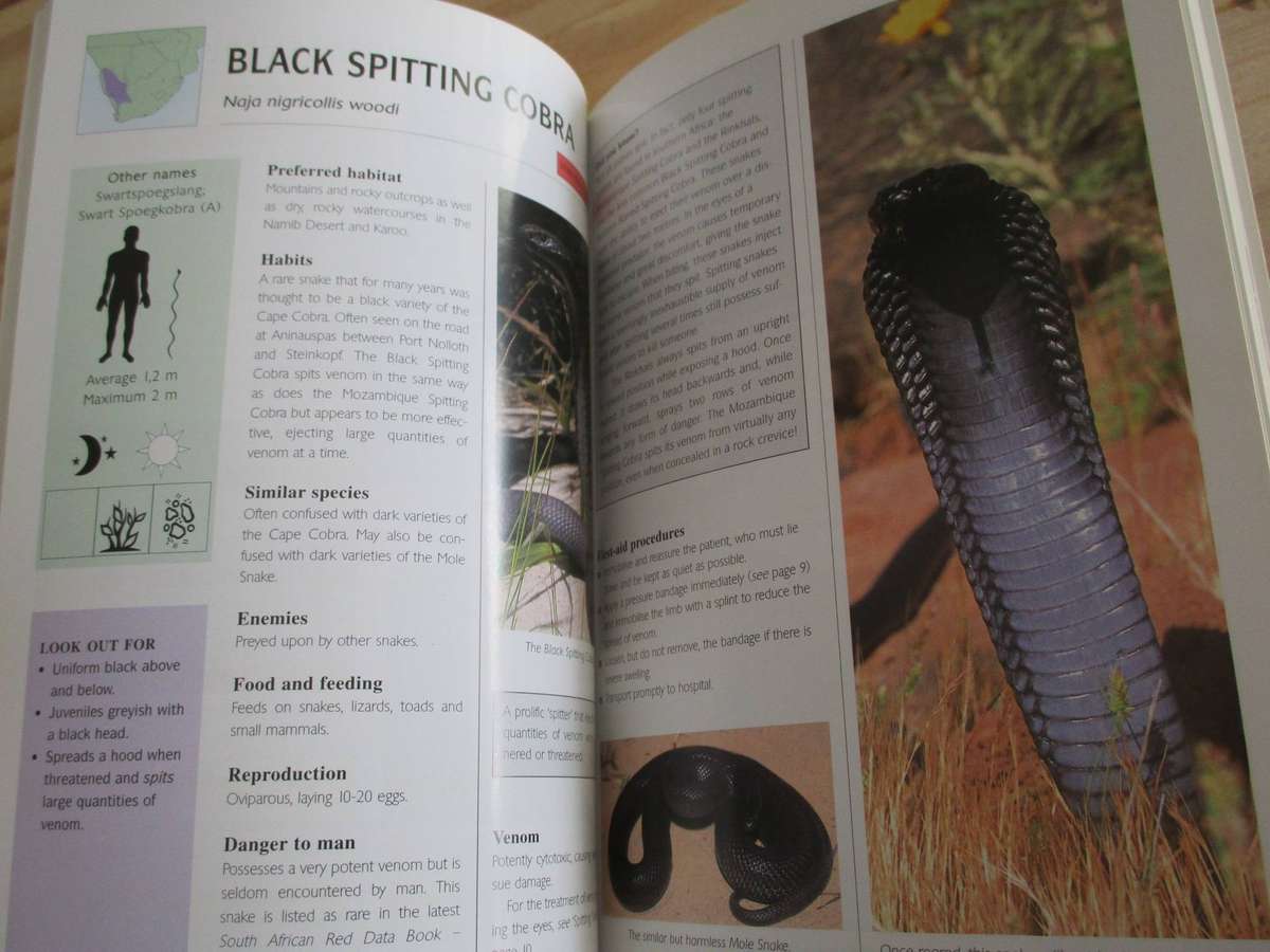 Snakes & Snake Bite in Southern Africa. Johan Marais