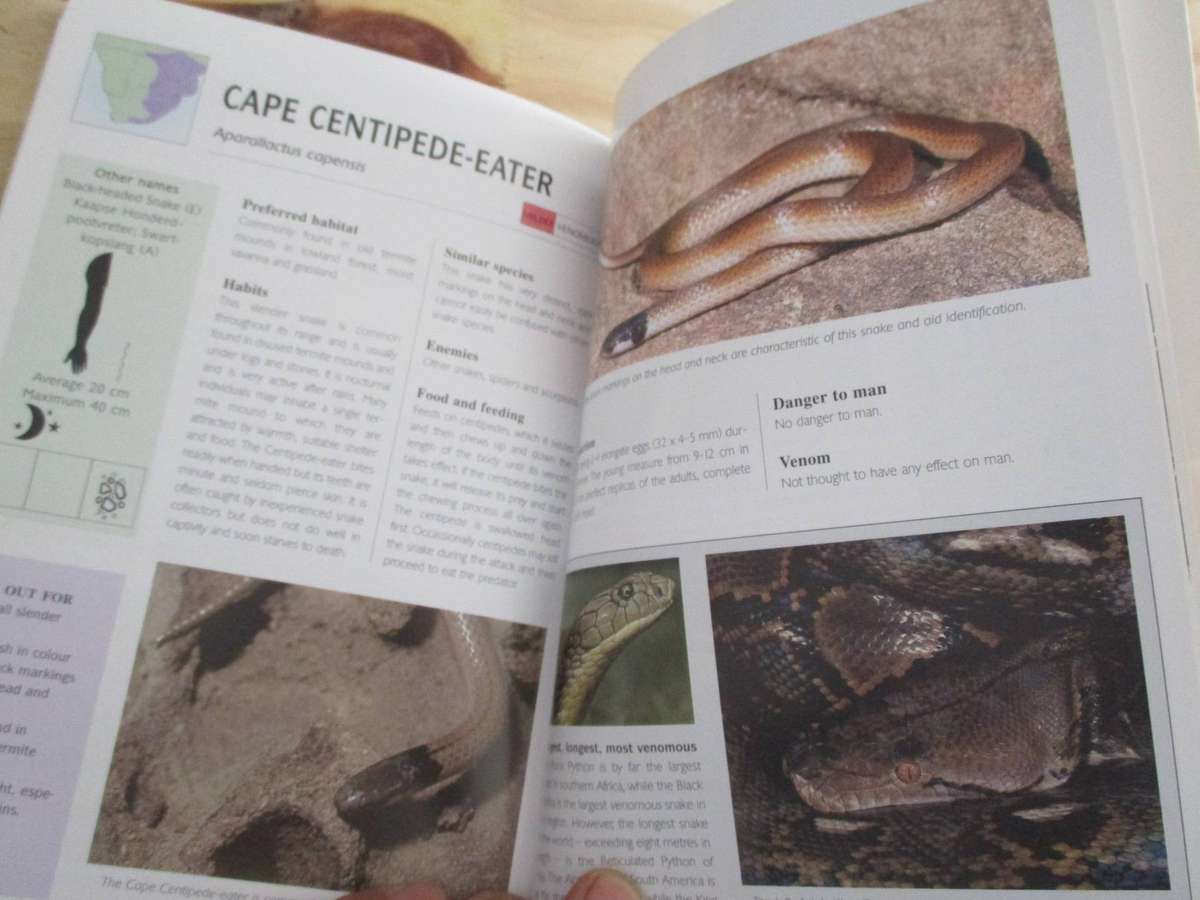 Snakes & Snake Bite in Southern Africa. Johan Marais