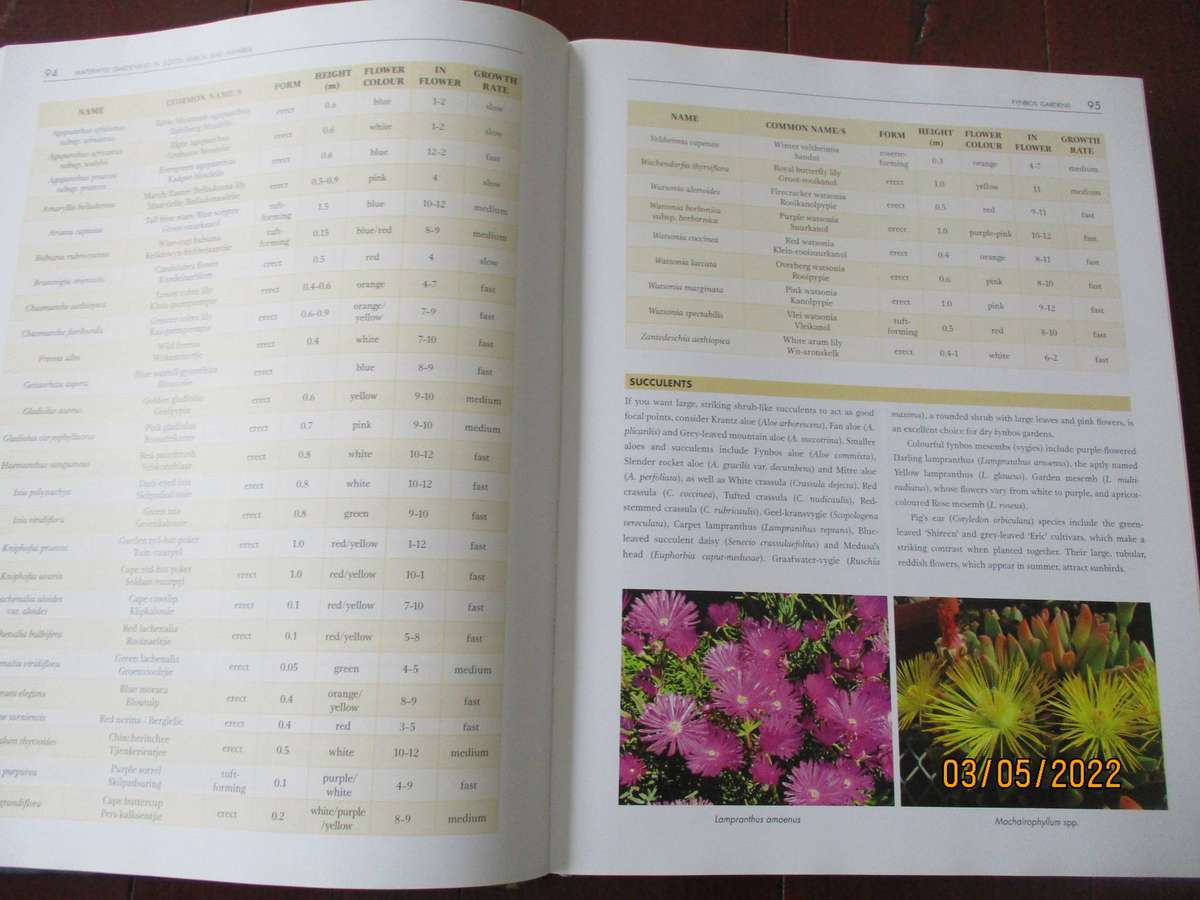 Waterwise Gardening in South Africa and Namibia. By Ernst van Jaarsveld
