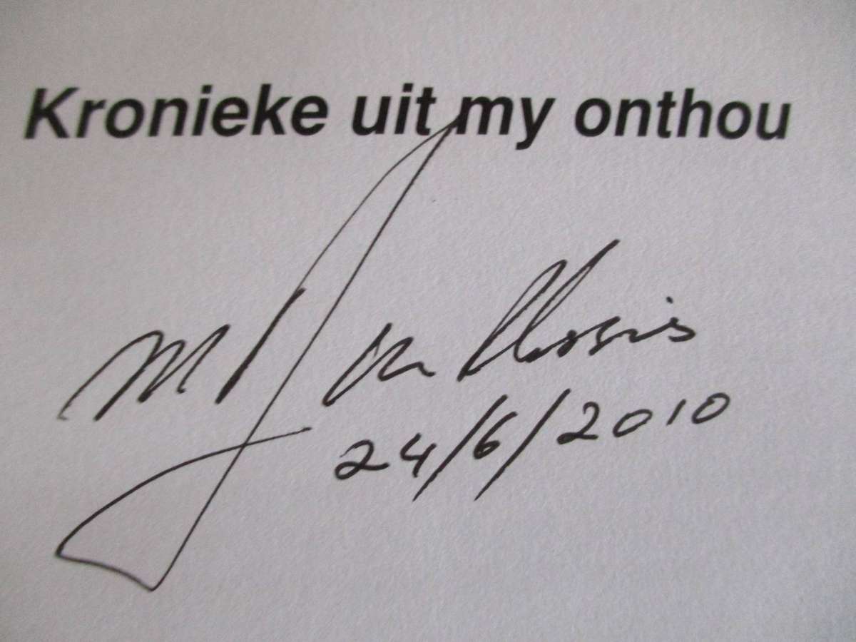 Goljuiter dra 'n ruitbroek. GETEKEN Thinus du Plessis. Kronieke van Ellisras / Messina /Alldays