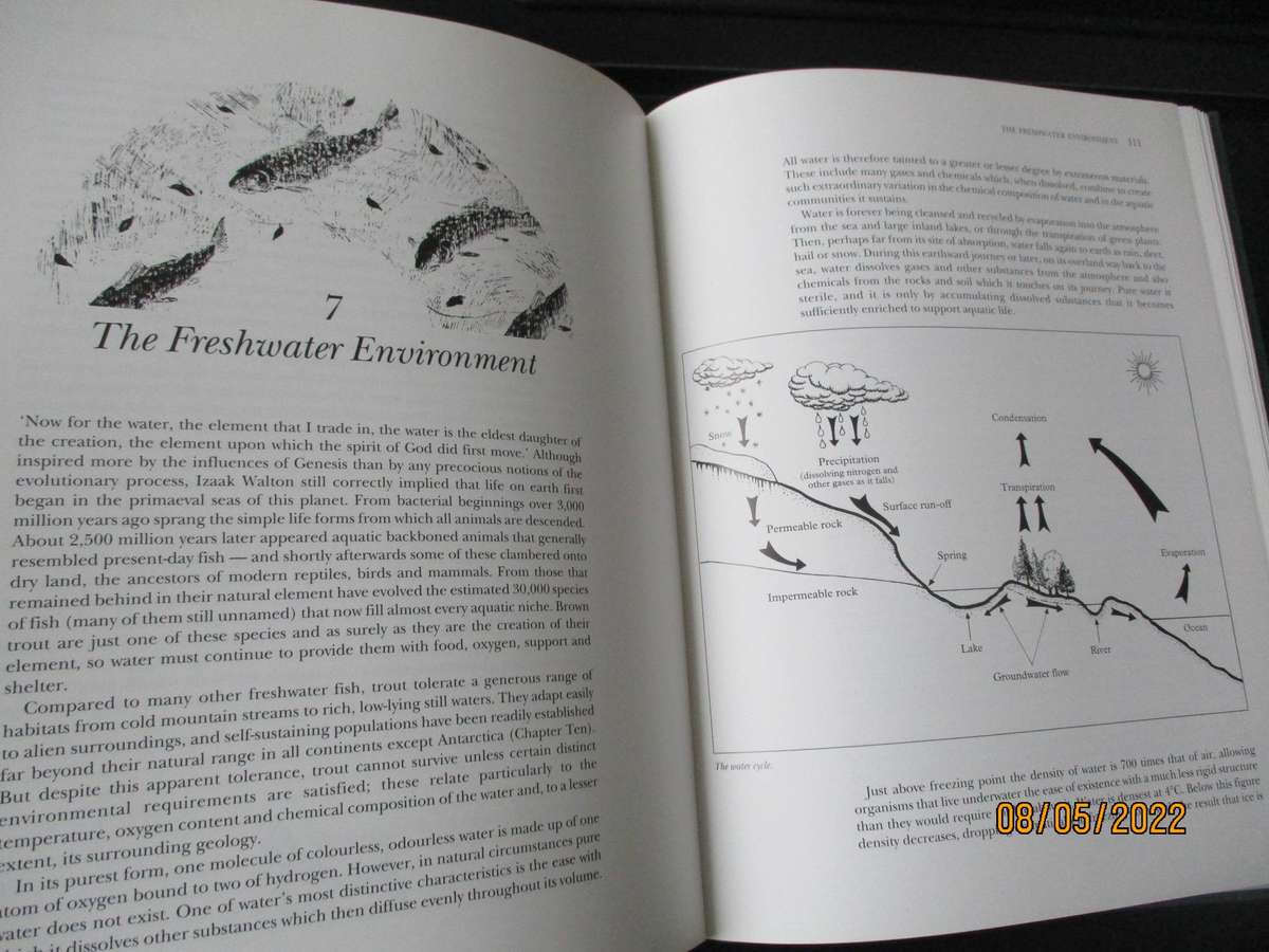 The Trout: A fisherman's natural history. Rupert Watson (Signed)