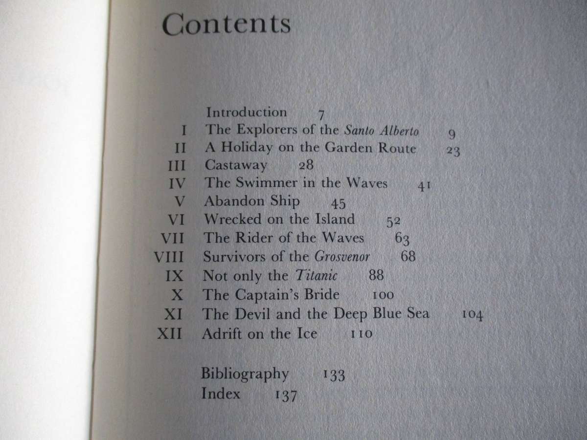SHIPWRECK! Courage and endurance in the Southern Seas. Jose Burman