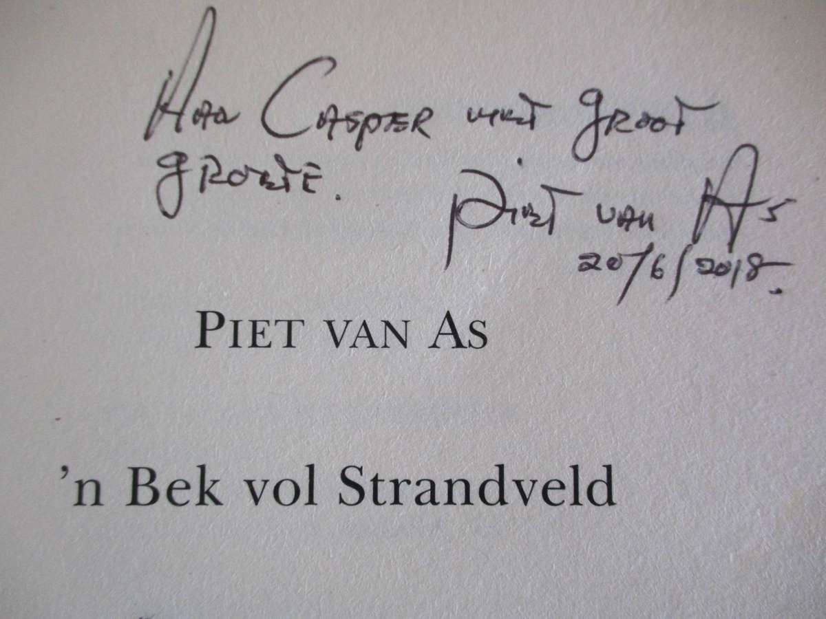 Piet van As - 'n Bek vol Strandveld. Onthouverhale uit die Suidpuntstreek. Geteken