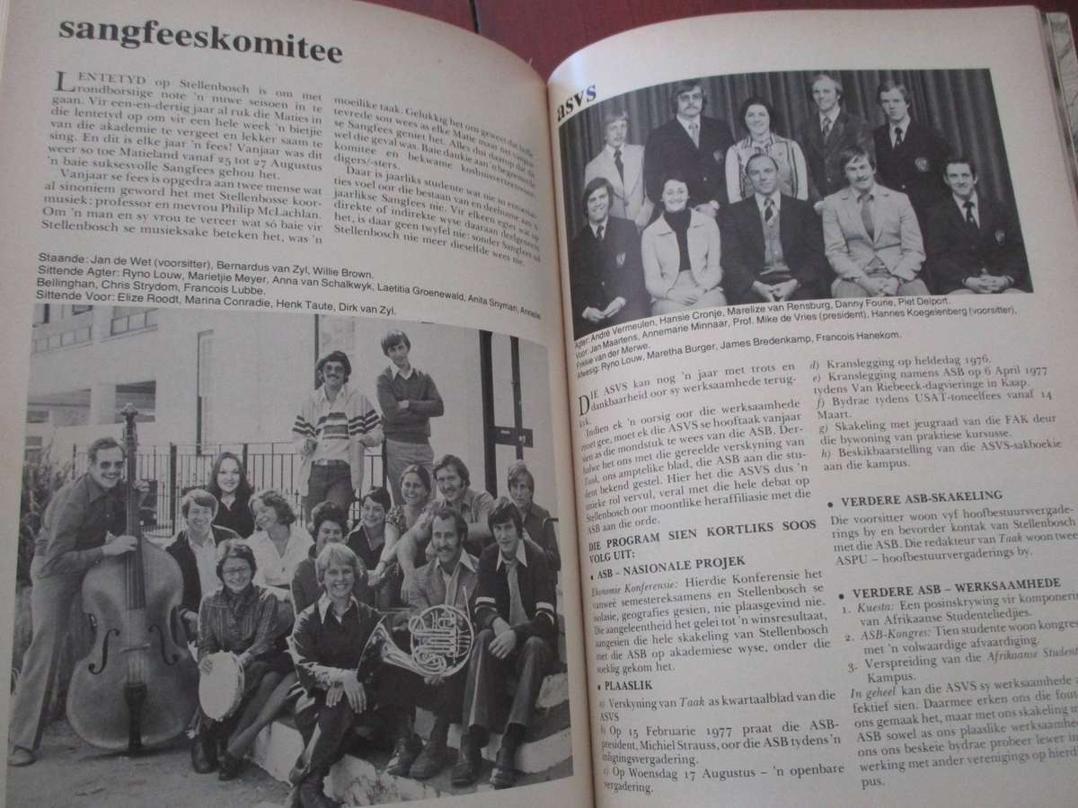 5 uitgawes van Die Stellenbosse Student (1977 tot 1981)