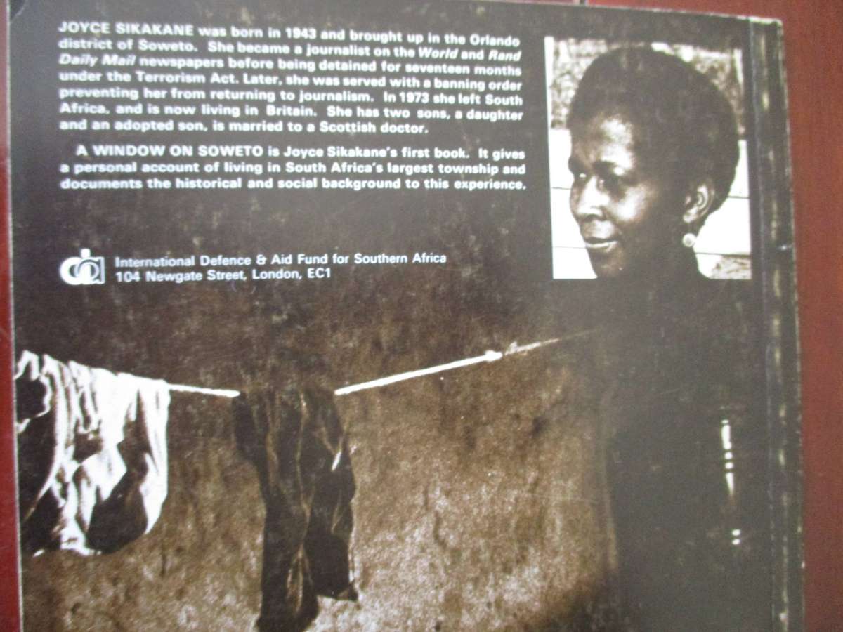 A Window on Soweto by Joyce Sikakane