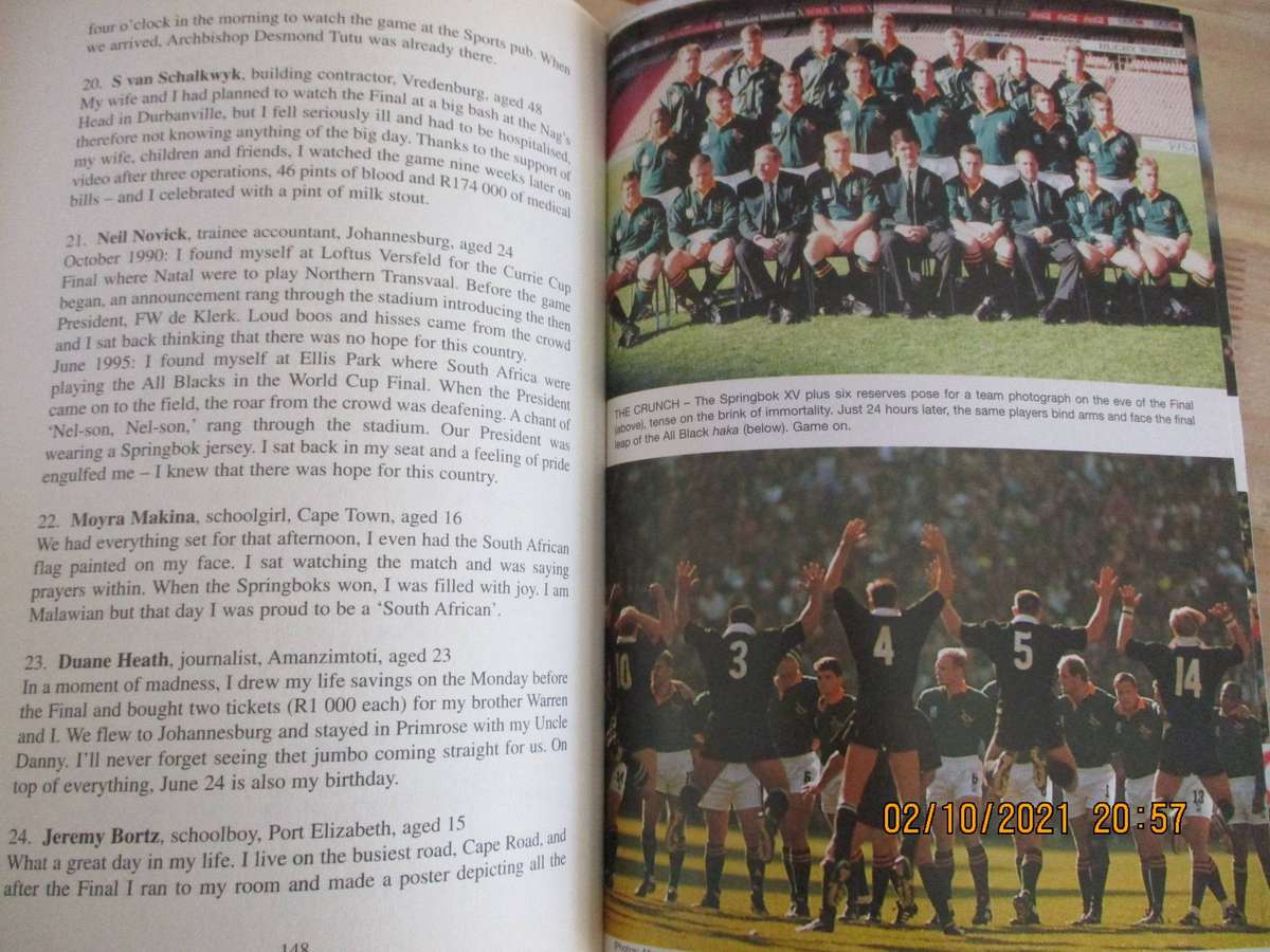 One Team, One Country. The Greatest Year of Springbok Rugby (1995). Edward Griffiths