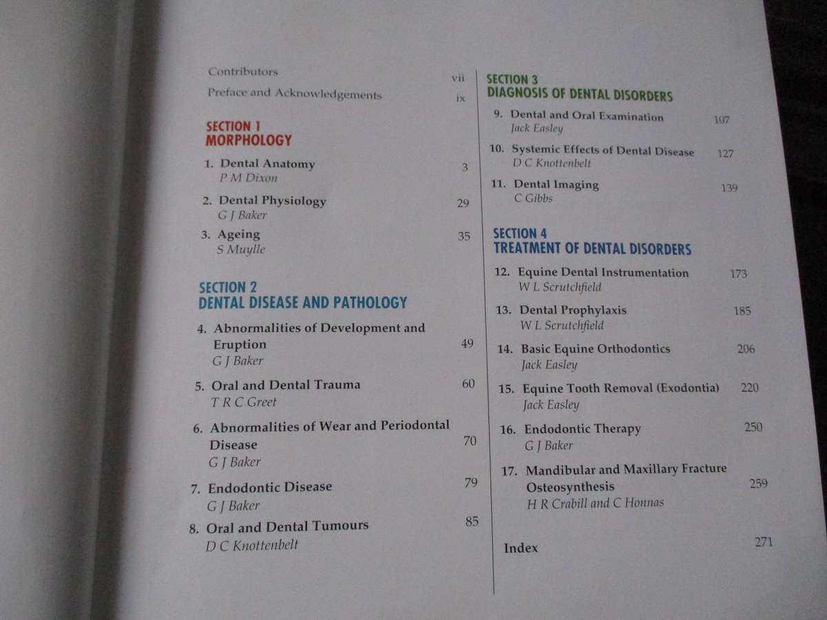 Equine Dentistry - Gordon J Baker & Jack Easly (eds)