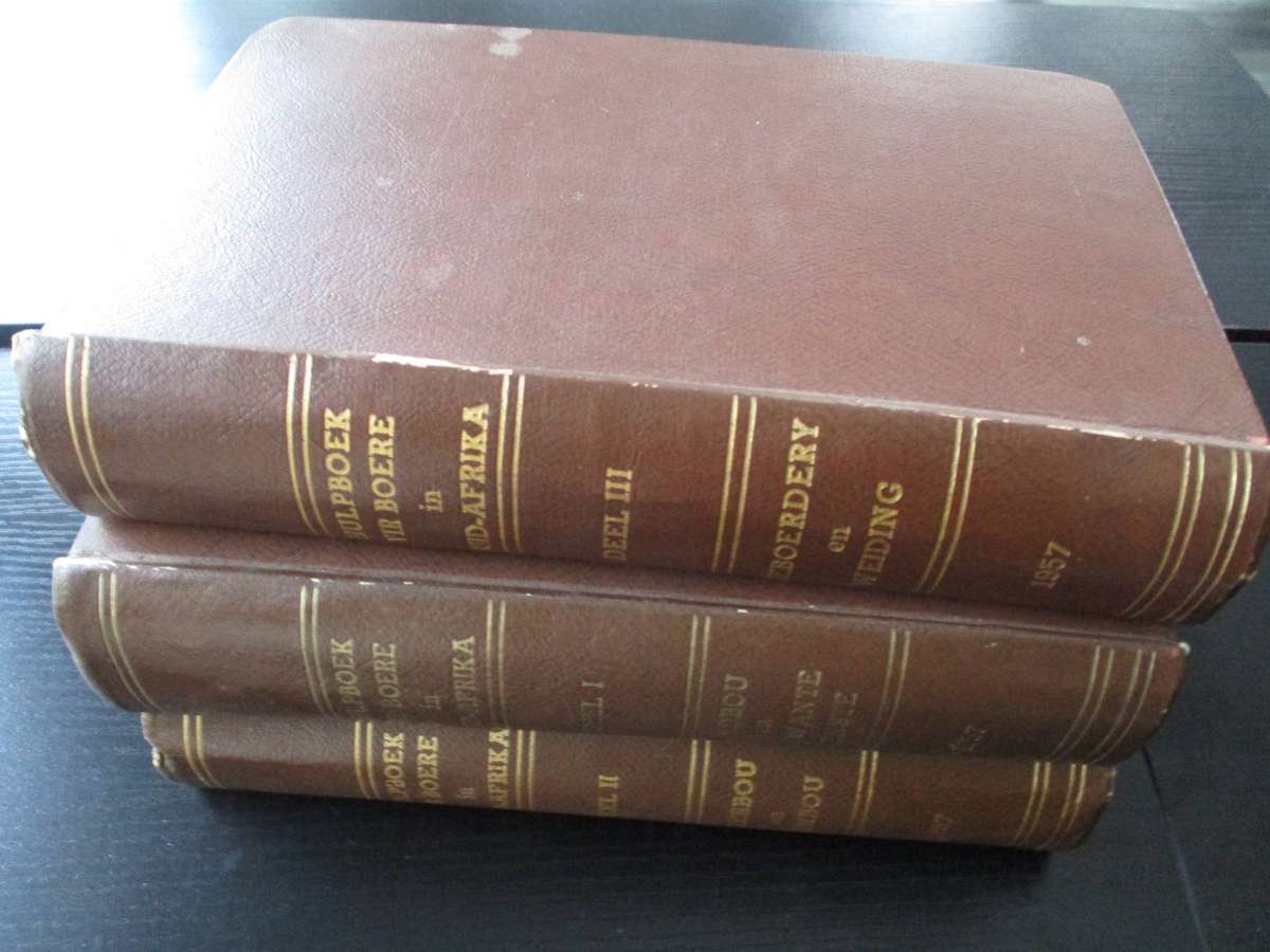 Hulpboek vir Boere in Suid-Afrika (1957) Drie Volume Stel