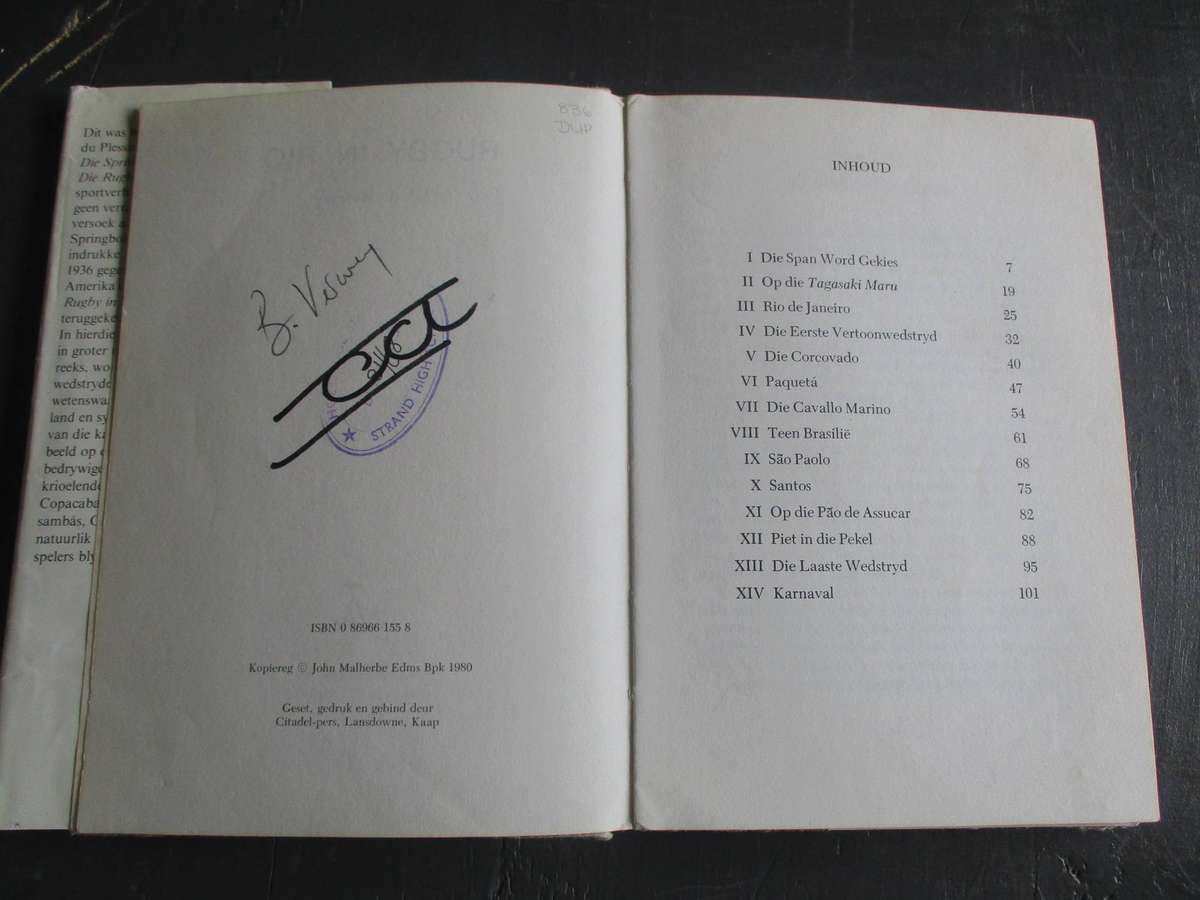 Rugby in Rio. Deur ID du Plessis