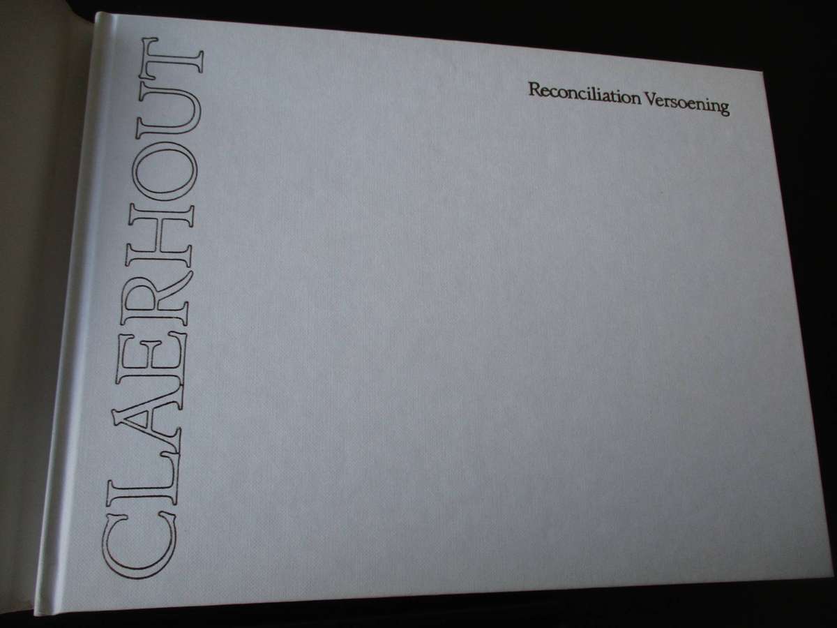 Claerhout: Reconciliation/ Versoening. Signed Vader Claerhout