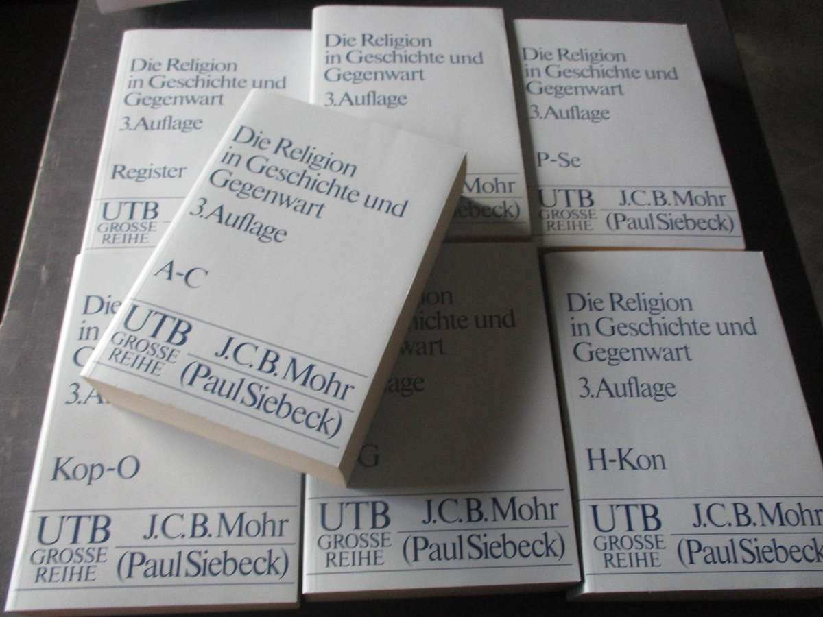 Die Religion in Geschichte und Gegenwart (Mohr/ Siebeck) 7 Volume Set