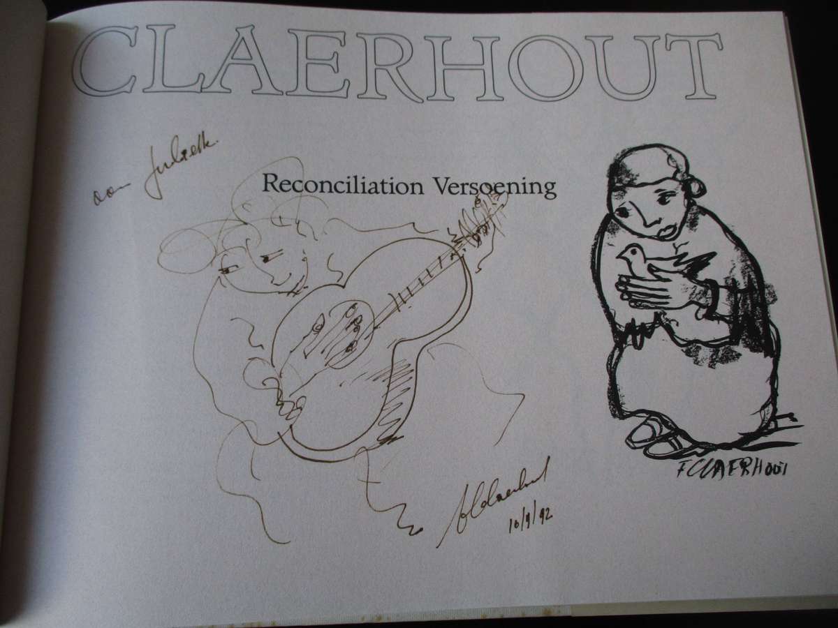 Claerhout: Reconciliation/ Versoening. Signed Vader Claerhout