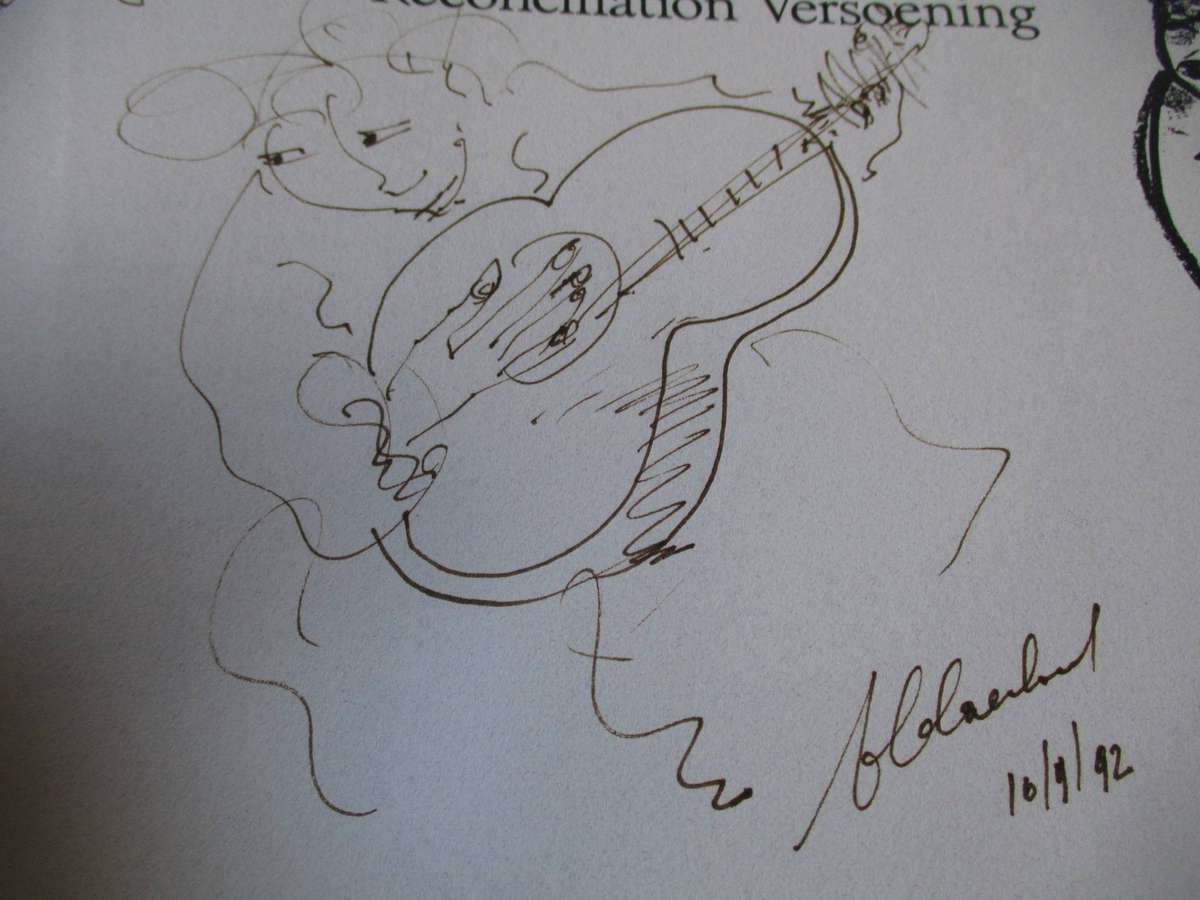 Claerhout: Reconciliation/ Versoening. Signed Vader Claerhout