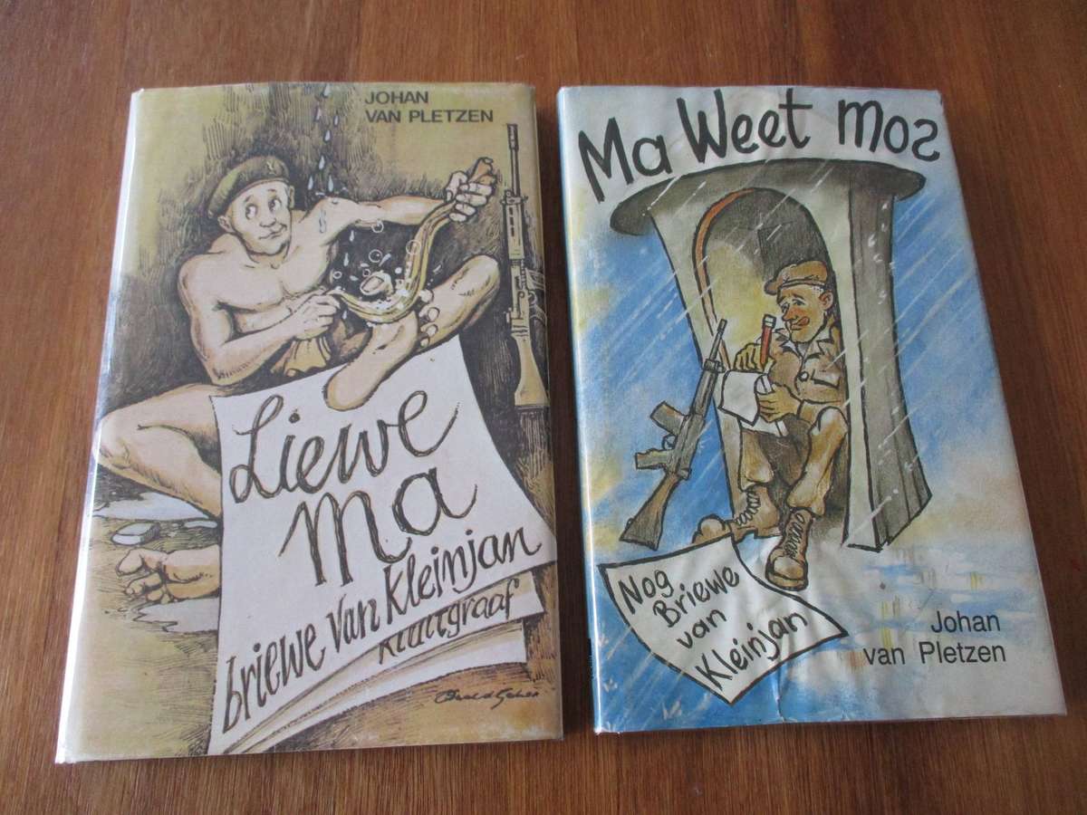 Twee Briewe van Kleinjan boeke. Liewe Ma & Ma Weet Mos