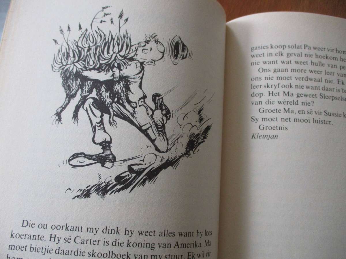 Twee Briewe van Kleinjan boeke. Liewe Ma & Ma Weet Mos