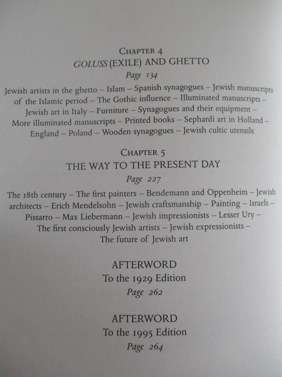 Jewish Art. Its history from the beginning to the present day