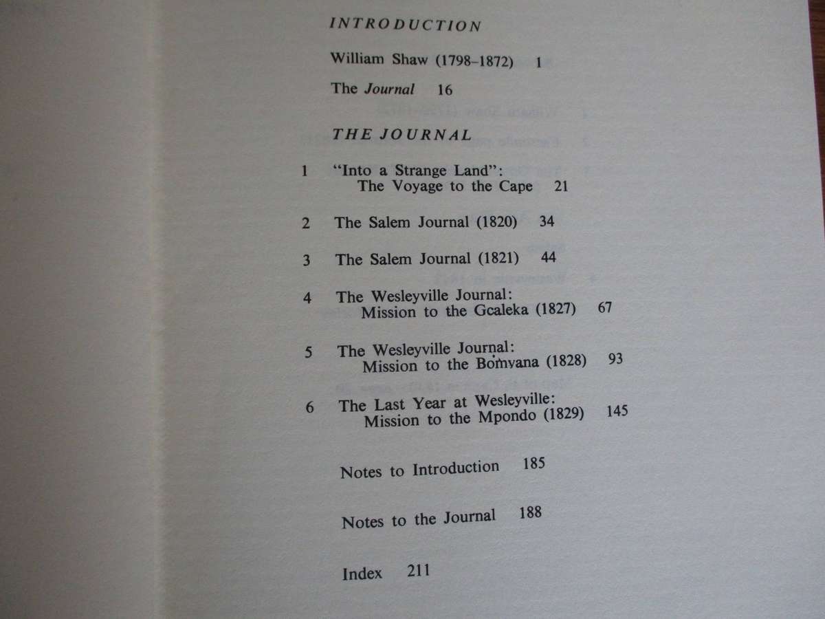 The Journal of William Shaw