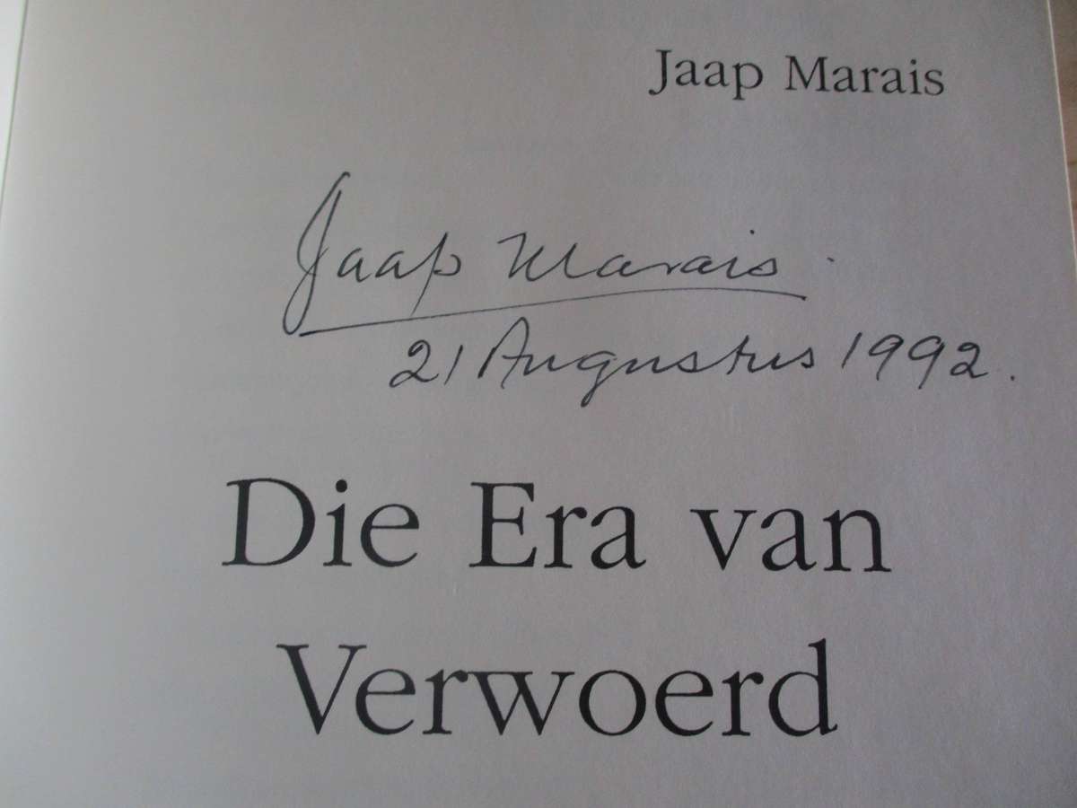 Die era van Verwoerd. GETEKEN Jaap Marais
