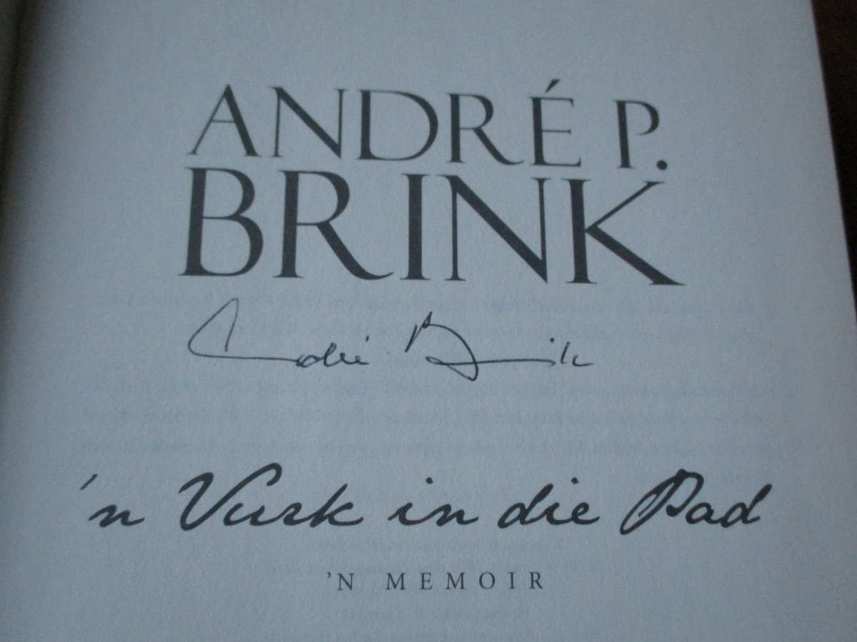 GETEKEN.  Andre P. Brink  'n Vurk in die Pad