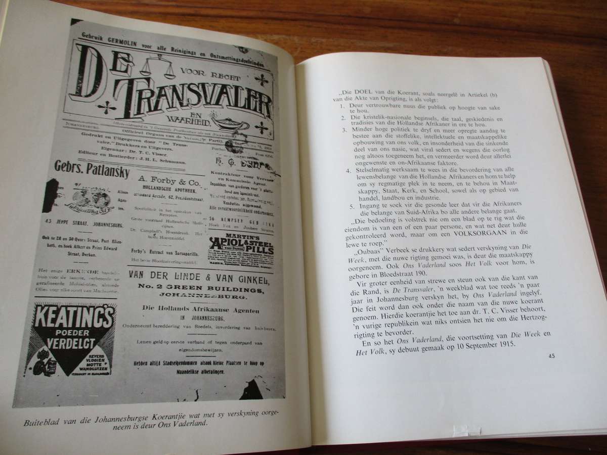 'n Volk staan op uit sy as: Verhaal van die Afrikaanse Pers (1962) Beperk L.J. Erasmus