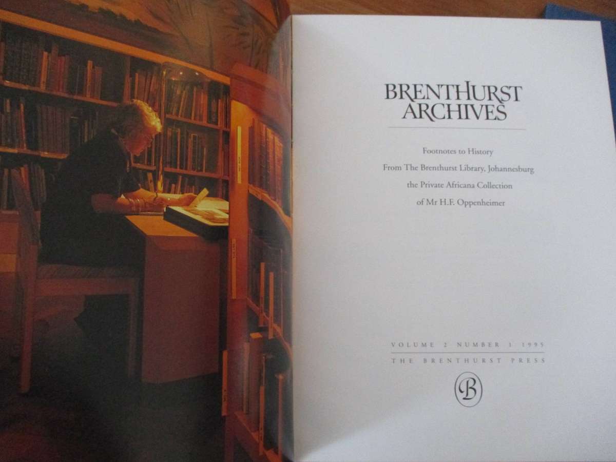 Brenthurst Archives - Four Volume Boxed Set. (Limited Edition)