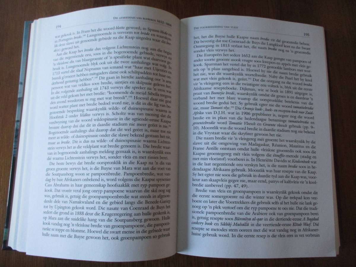 Die Geskiedenis van Boerekos 1652-1806. Deur HW Claassens