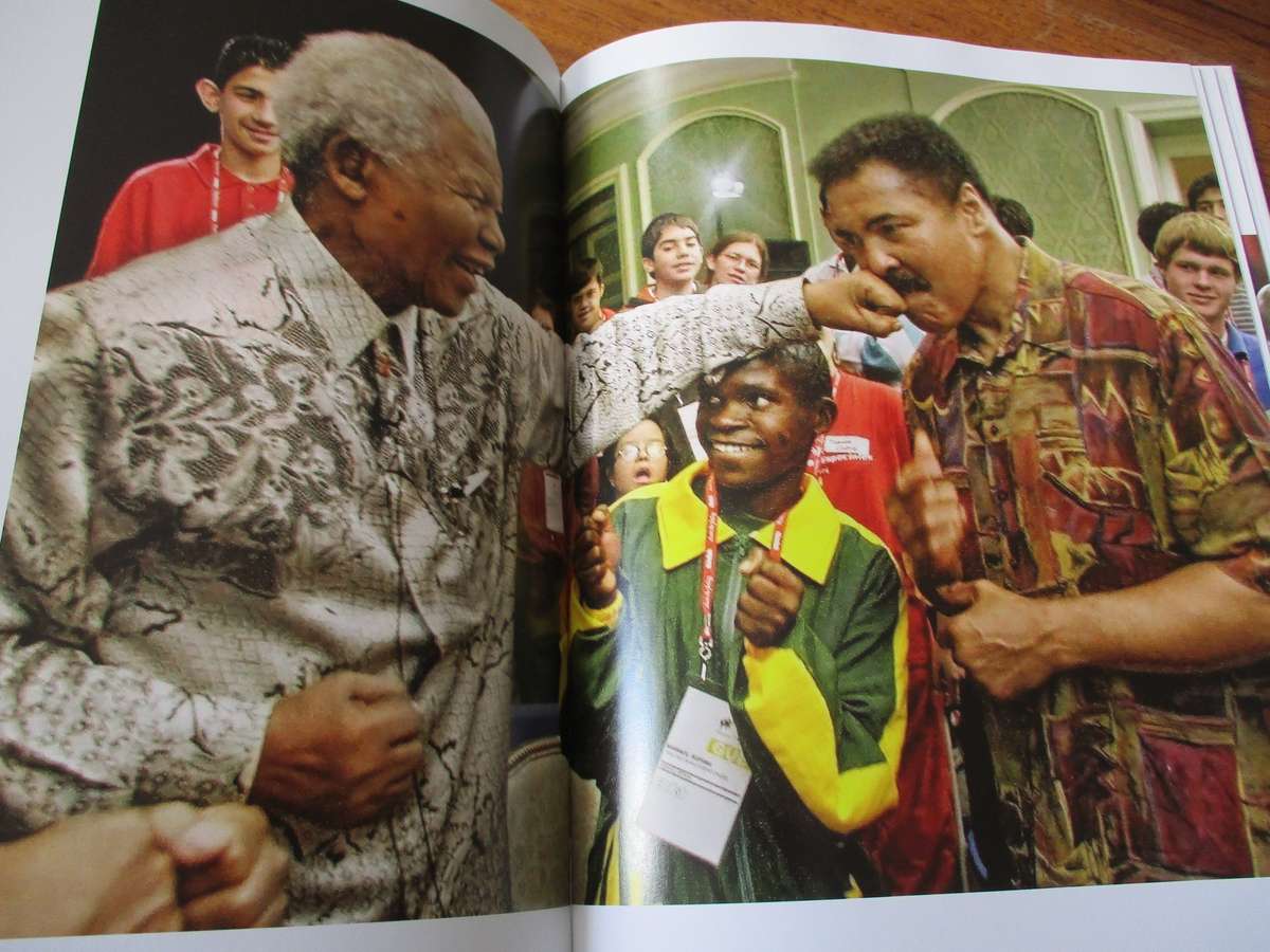 SIGNED. The Sporting MADIBA 50 Famous Photos