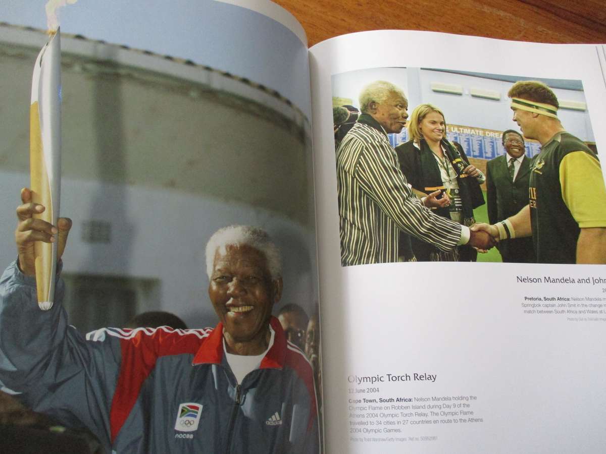 SIGNED. The Sporting MADIBA 50 Famous Photos