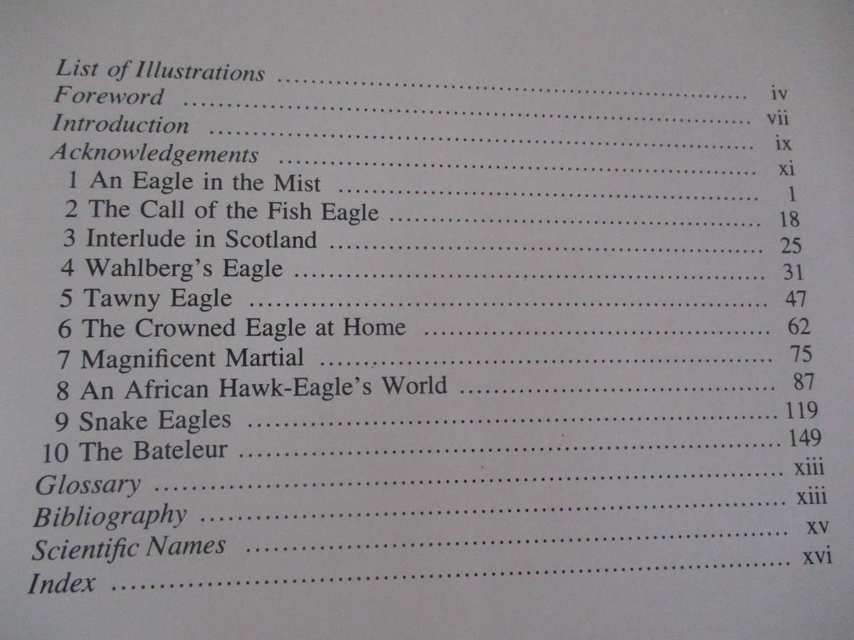 Eagle Days. A Study of African Eagles at the Nest. Peter Steyn