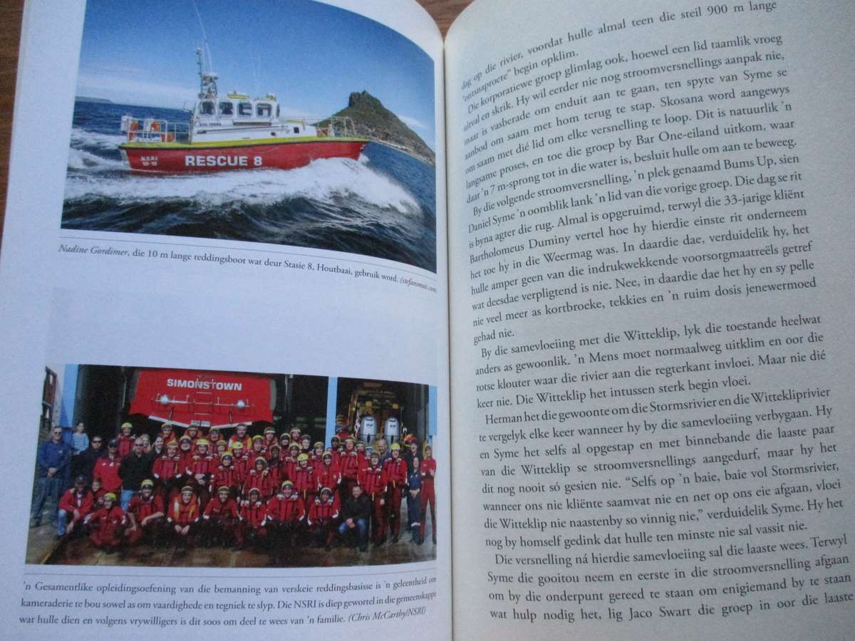 Op 'n STORMSEE  Ware verhale van Suid-Afrikaanse seereddings Tony Weaver met Andrew Ingram