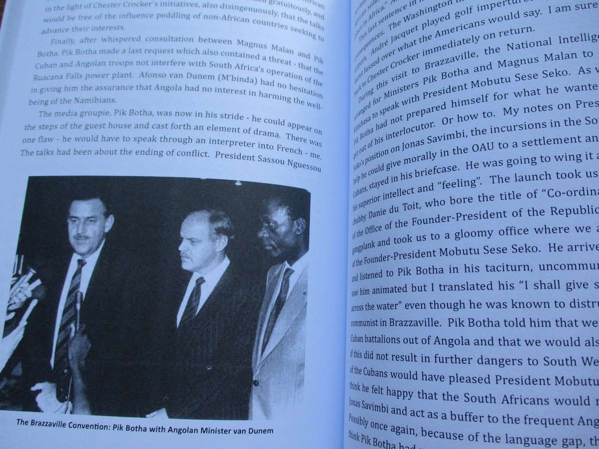 SIGNED. In one era and out of the other Glen Babb SA Ambassador and Diplomat ( 1970's -1990's )