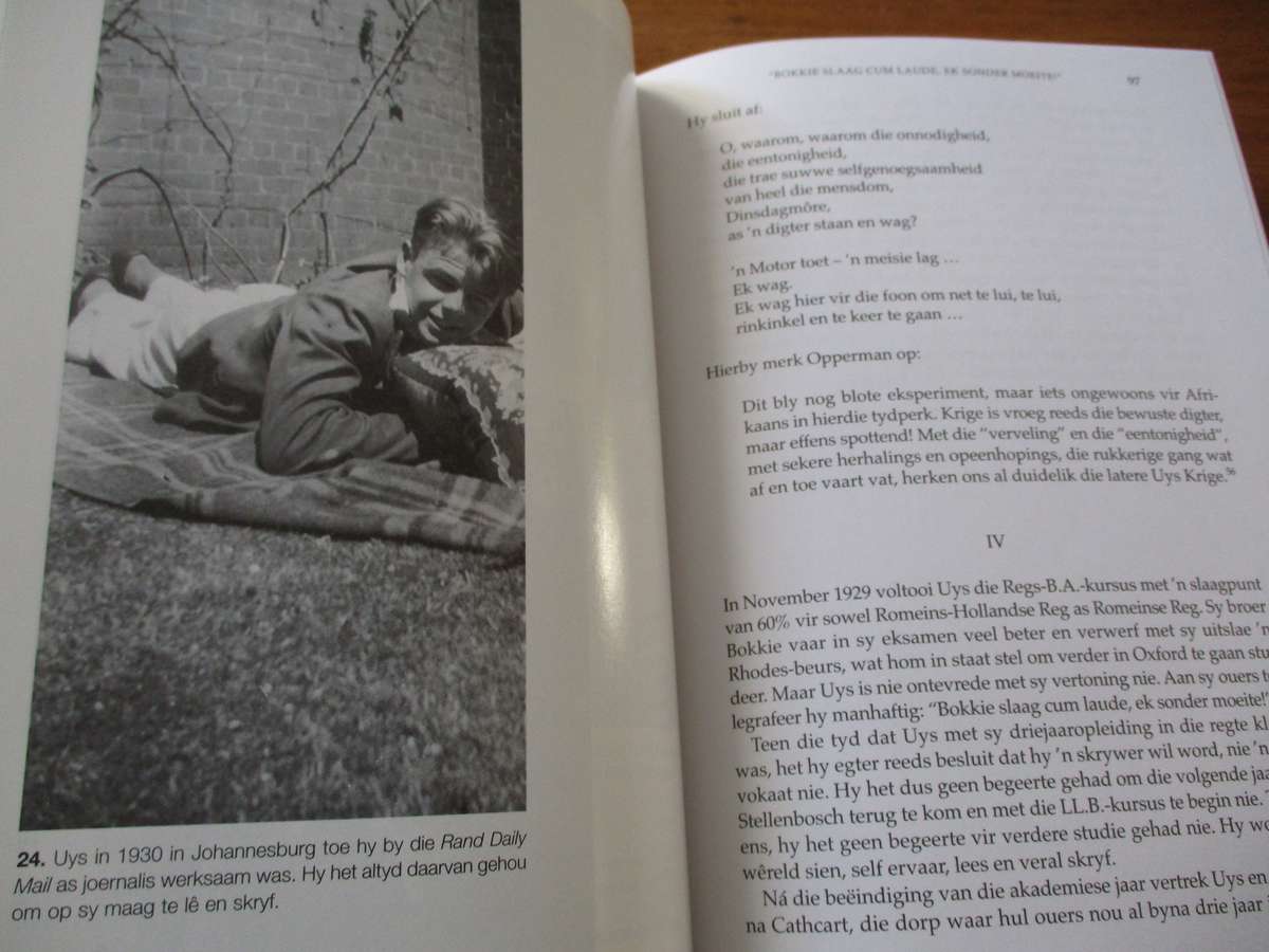 DIE GOUE SEUN  Die lewe en werk van Uys Krige  J.C. Kannemeyer