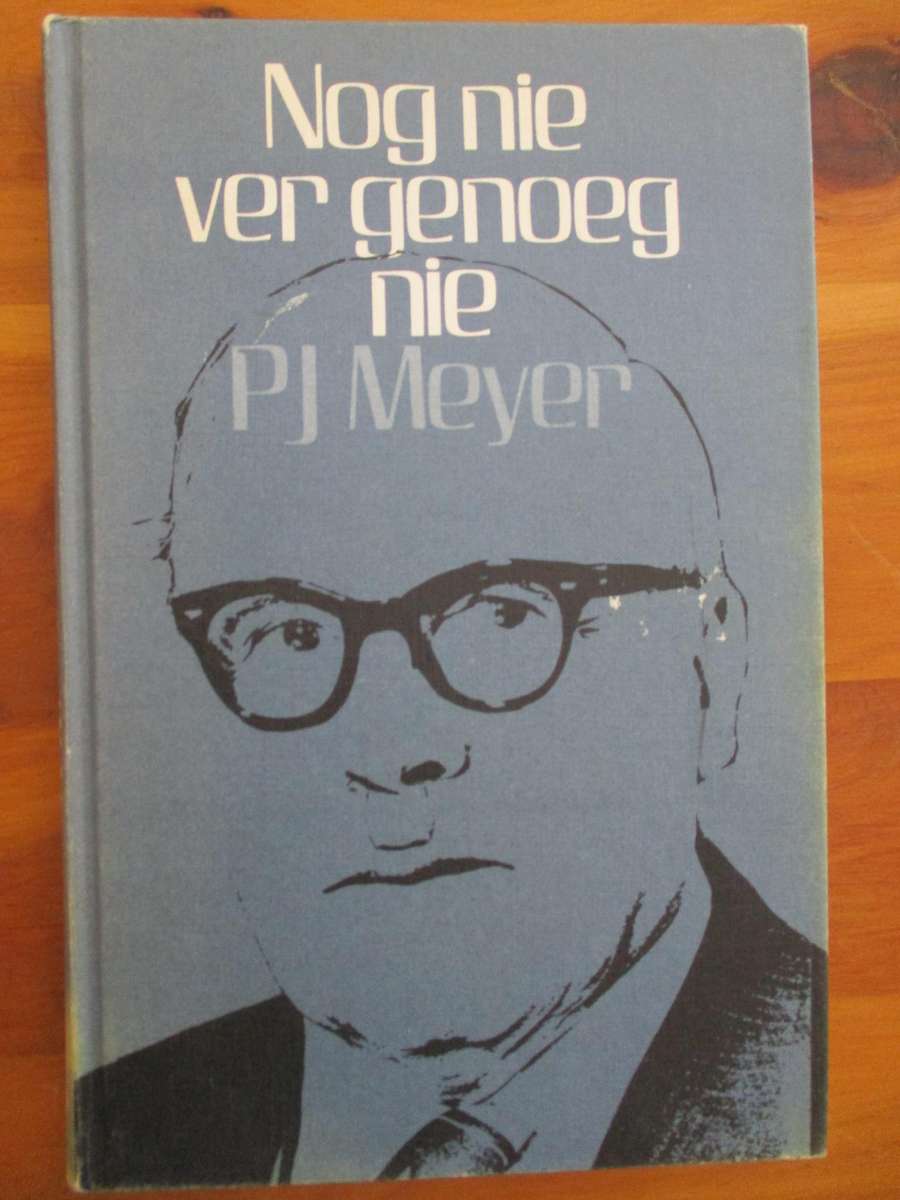 Nog nie ver genoeg nie  PJ Meyer