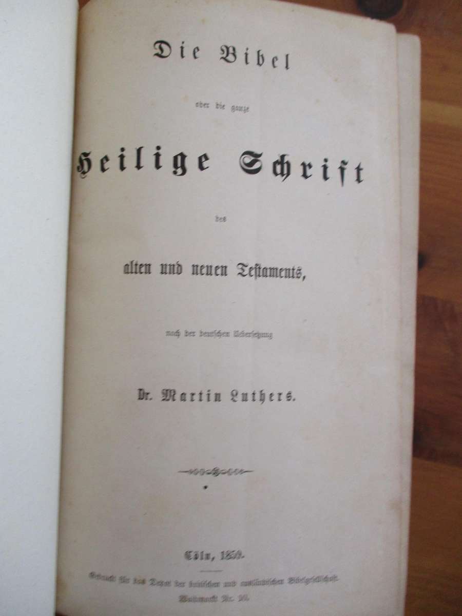 1859 German Bible