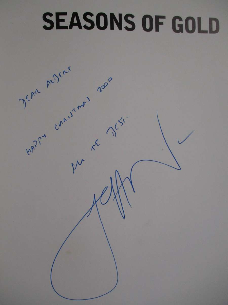 Jeff Wilson - Seasons of Gold (Signed by Jeff Wilson)