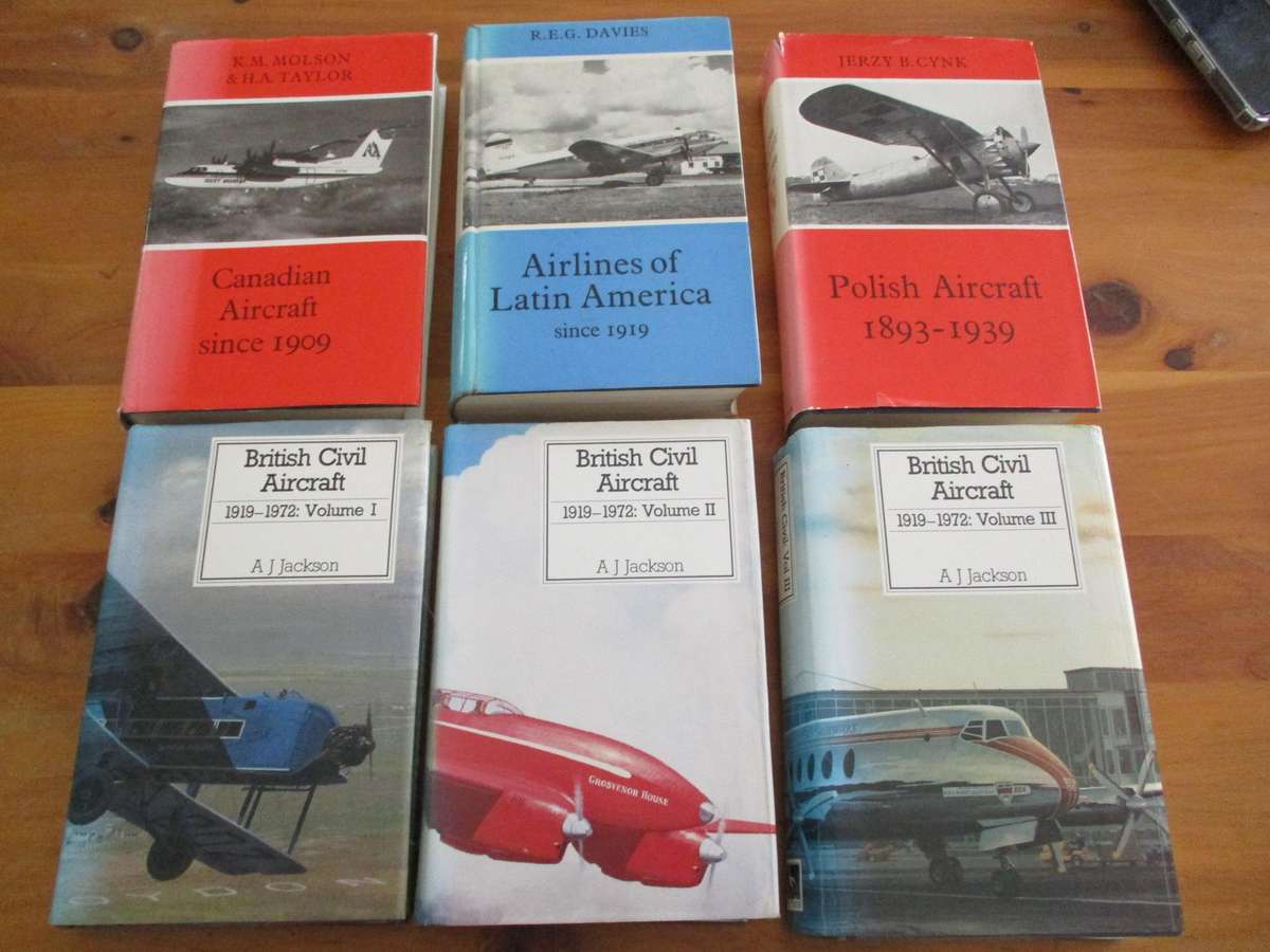 6 Aviation books