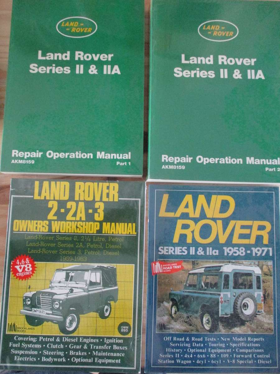 Land Rover Series II and IIA Manuals