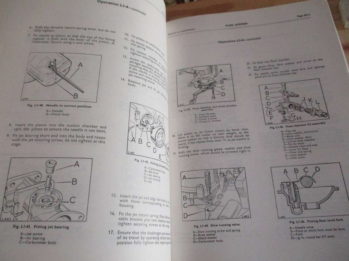 Land Rover Series II and IIA Manuals