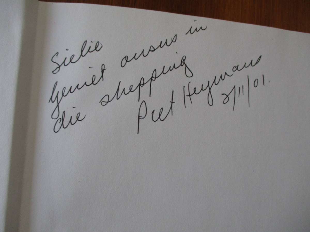 Ousus van die Kalahari. Piet Heymans (geteken)