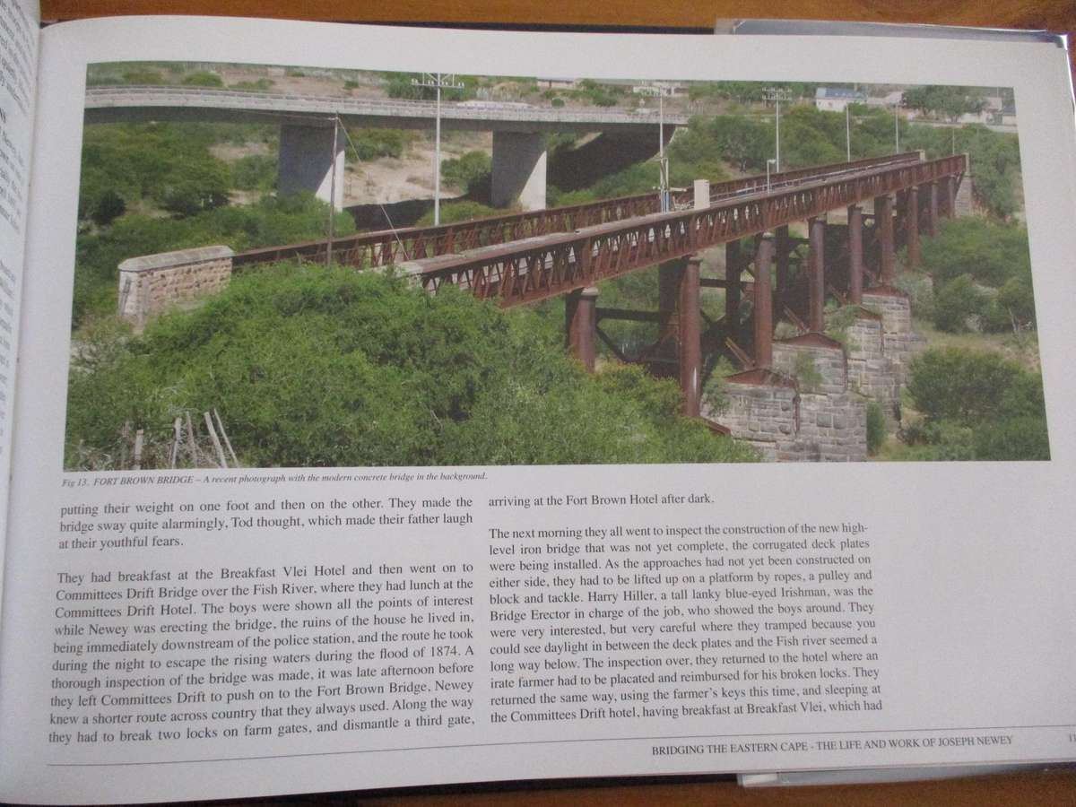 Signed copy. Bridging the Eastern Cape - The Life and Work of Joseph Newey. By Dennis Walters